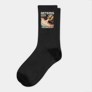 Artemis-moon-mission Socks