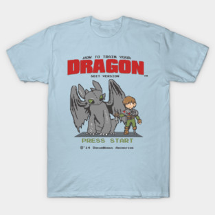 How To Train Your Dragon 8Bit Version T-Shirt