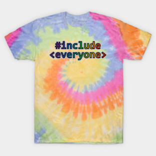 Geeks for Peace - #include everyone T-Shirt