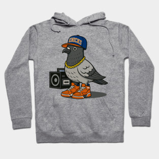 NYC Pigeon Knicks Hoodie