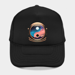 Ying Yang Space Hat