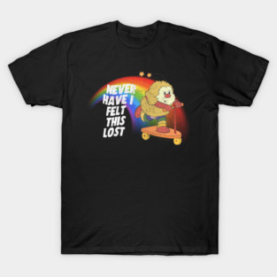 Never Have I Felt This Lost / Retro 80s Style Vintage Look Nihilism Design T-Shirt