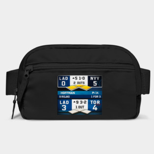 Dodgers Back to Back Championship Scoreboard Bag