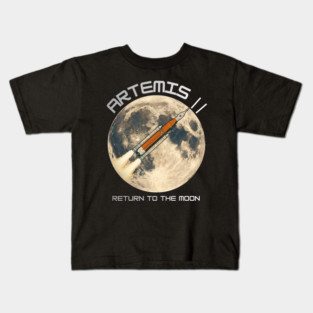 Artemis-moon-mission Kids T-Shirt