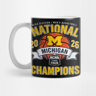 NCAA Division I Men’s Basketball National Champions Michigan Wolverines Mug