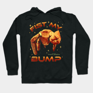 Project Hail Mary Fist My Bump Rocky The Alien Poster Hoodie