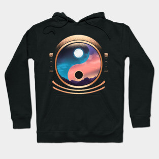 Ying Yang Space Hoodie